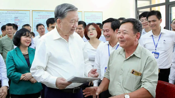 Tổng Bí thư Tô Lâm kiểm tra hoạt động chính quyền địa phương 2 cấp tại Hà Nội