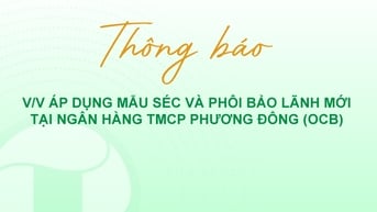 Thông báo về việc áp dụng mẫu séc và phôi bảo lãnh mới