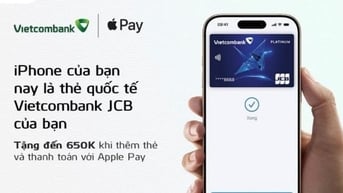 Vietcombank giới thiệu Apple Pay đến chủ thẻ quốc tế Vietcombank JCB
