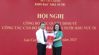 Công bố Quyết định bổ nhiệm chức danh Giám đốc Kho bạc Nhà nước khu vực IX