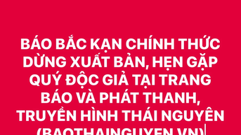 LỜI CHÀO TẠM BIỆT