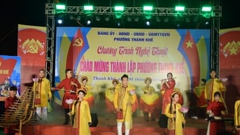 Thanh Khê tổ chức chương trình nghệ thuật chào mừng thành lập phường