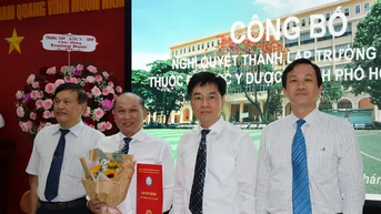 សាកលវិទ្យាល័យវេជ្ជសាស្ត្រ និងឱសថទីក្រុងហូជីមិញ តែងតាំងនាយកសាលា 'សាខារង' ចំនួនបី