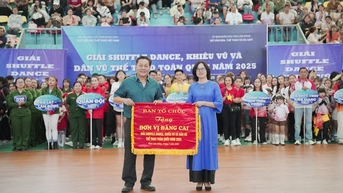 Gần 1.000 VĐV tranh tài tại Giải shuffle dance, khiêu vũ và dân vũ thể thao toàn quốc