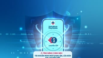 VietinBank ra mắt tính năng cảnh báo gian lận tức thời khi chuyển tiền