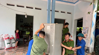 Ra quân tình nguyện hỗ trợ thi công Dự án Đường dây 500kV Lào Cai - Vĩnh Yên