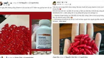 Cảnh giác với việc mua vitamin A trên mạng xã hội