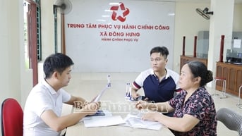 Xã Đông Hưng: Giải quyết thủ tục hành chính thuận lợi, thông suốt