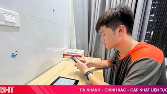 សៀវភៅ​សំឡេង និង​សៀវភៅ​អេឡិចត្រូនិក​កំពុង​ពេញ​និយម​ក្នុង​ចំណោម​យុវជន Ha Tinh។