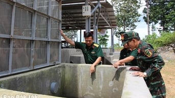 Giải “cơn khát” cho bộ đội ở vùng biên