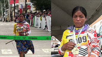 Đi bộ 14 giờ đến tham dự cuộc thi siêu marathon, người phụ nữ miền núi đoạt luôn chức vô địch