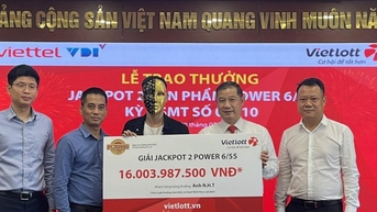 Một công nhân ở TPHCM trúng độc đắc Vietlott hơn 16 tỷ nhờ chọn số theo ngày sinh