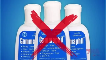 Thu hồi, tiêu hủy lô sữa rửa mặt Gammaphil
