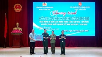 Tuổi trẻ lực lượng vũ trang tỉnh Quảng Ninh: Tổ chức chương trình “Hành quân xanh” năm 2025