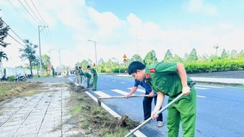 Xã Cát Tiên chỉnh trang các tuyến đường chào mừng Đại hội Đảng các cấp