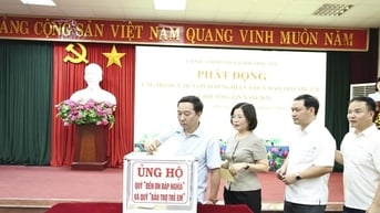 Xã Thường Tín vận động ủng hộ Quỹ “Đền ơn đáp nghĩa” và Quỹ “Bảo trợ trẻ em” năm 2025