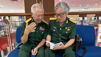 Người thương binh với những trang viết về chiến tranh