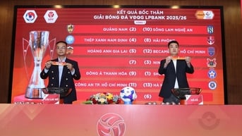 Bốc thăm, xếp lịch thi đấu V-League 1 - 2025/26: Công an Hà Nội mở màn gặp Thể Công - Viettel