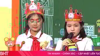 Ý tưởng “máy sản xuất giấy” đưa đội THCS Sông Trí vào tứ kết “Ô cửa tiếng Anh”
