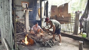 Giữ lửa nghề truyền thống lò rèn Gò Đất