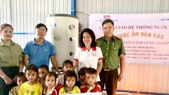 Công trình thanh niên “Nước ấm vùng cao” cho học sinh vùng cao