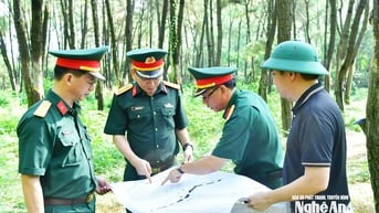 Bộ Chỉ huy Quân sự tỉnh kiểm tra công tác triển khai xây dựng công trình quốc phòng