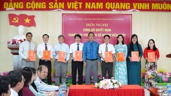 Báo và Phát thanh - Truyền hình tỉnh An Giang thành lập 8 phòng trực thuộc và bổ nhiệm nhân sự cấp phòng