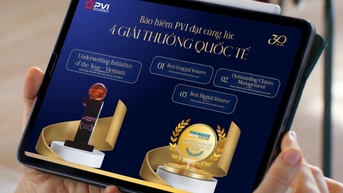 Bảo hiểm PVI nhận 4 giải thưởng quốc tế