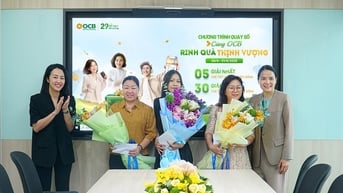 Công bố kết quả quay số đợt 1 chương trình "Cùng OCB Rinh quà thịnh vượng”