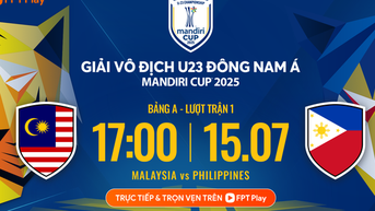 Cú sốc đầu tiên ở Giải U23 Đông Nam Á 2025