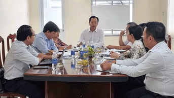 Phó Chủ tịch UBND thành phố Vương Quốc Nam làm việc với Sở Tài chính và Quỹ Bảo lãnh tín dụng cho doanh nghiệp nhỏ và vừa