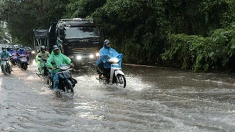 Thời tiết ngày 16/7: Vùng núi Bắc Bộ mưa lớn, cục bộ có nơi mưa trên 70mm