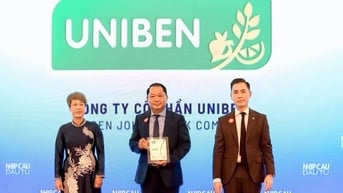 Uniben được vinh danh tại “Top 50 doanh nghiệp phát triển bền vững 2025”