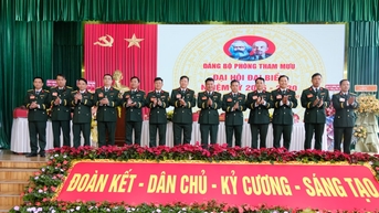 Đại hội Đảng bộ Phòng Tham mưu, nhiệm kỳ 2025 - 2030
