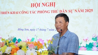 Xã Hồng Sơn sẵn sàng ứng phó sự cố thiên tai
