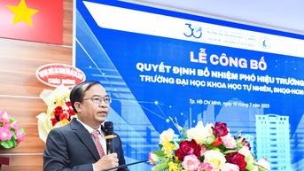 Giáo sư hóa học 51 tuổi làm Phó Hiệu trưởng ĐH Khoa học Tự nhiên
