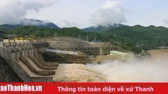 Xả lũ hồ chứa thủy điện Trung Sơn từ 19h00 ngày 2/7