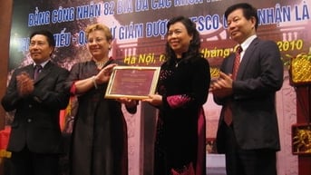 82 bia tiến sĩ Văn Miếu được công nhận di sản tư liệu thế giới từ năm 2010