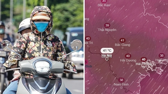 Miền Bắc sắp nắng nóng bất ngờ sau mưa dông, dự báo nhiệt độ Hà Nội lên 40 độ