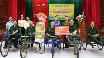 Đoàn đại biểu TPHCM thăm hỏi và trao quà cho thương, bệnh binh tại tỉnh Bắc Ninh