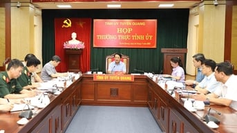 Thường trực Tỉnh ủy họp cho ý kiến nhiều nội dung quan trọng