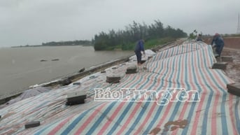 Bảo đảm an toàn các công trình đang thi công, hạn chế thấp nhất thiệt hai do bão gây ra