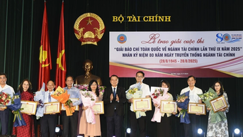 Báo Điện tử VietnamPlus vinh dự nhận ba giải thưởng báo chí ngành Tài chính