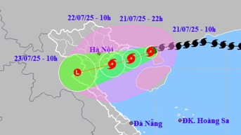 Bão số 3 (Wipha) vào vịnh Bắc bộ, sẽ ảnh hưởng Quảng Ninh - Nghệ An