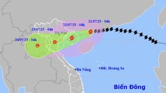 Bão số 3 vào vịnh Bắc Bộ, tâm bão đang cách Quảng Ninh - Hải Phòng 275 cây số