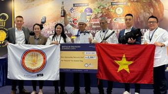 Việt Nam chiến thắng vang dội trên đấu trường bánh ngọt và bánh mỳ quốc tế