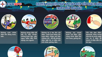 Cảnh báo an toàn điện mùa mưa bão