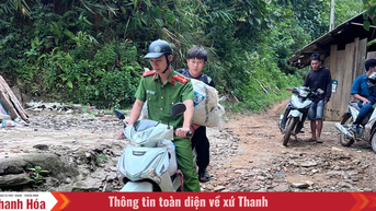 Công an Thanh Hóa gấp rút di dời người dân đến nơi an toàn