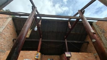 Tây Ninh: Mưa giông, lốc xoáy gây sập, tốc mái nhiều nhà dân, 1 người bị thương