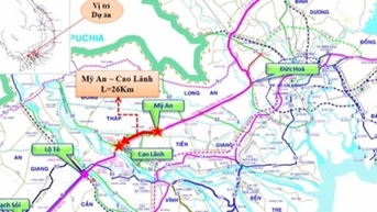 Cao tốc Mỹ An - Cao Lãnh qua Đồng Tháp đủ điều kiện khởi công ngày 26/7